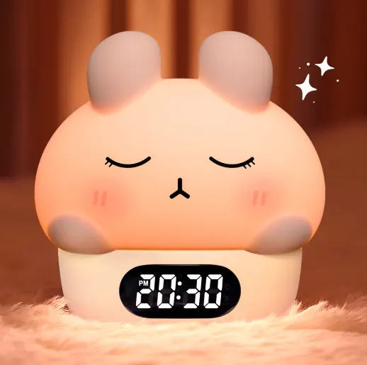 Rabbit clock night light