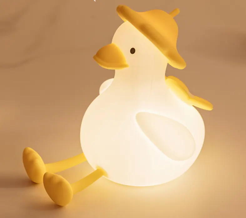 QW-D18 Cute Duck Silicone Lamp