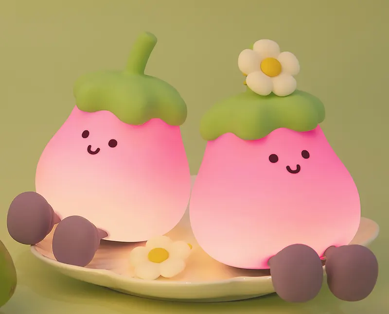 Eggplant Night Light