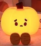 Small Pumpkin Silicone Night Light Lamp