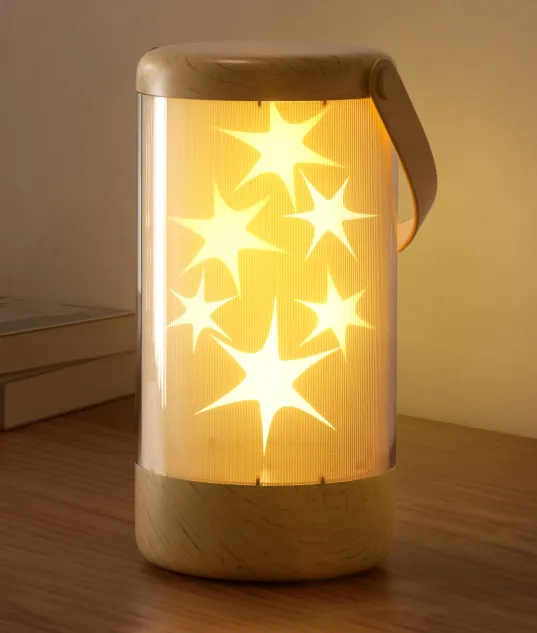 Wood Grain Star Ambient Light