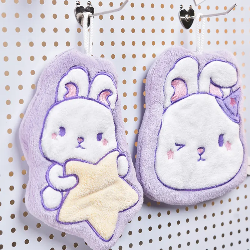 Hand Towel (Purple Moon Bunny)