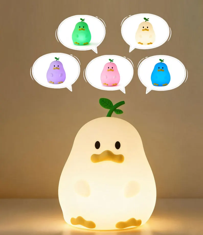 Pear-shaped Duck night light