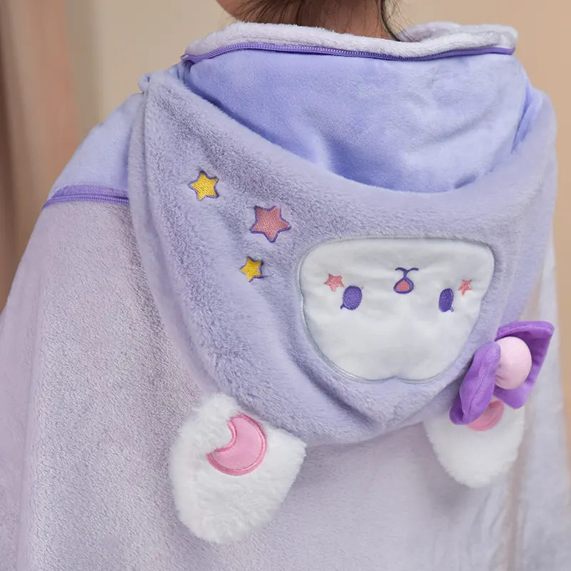 Embroidered Shawl Blanket