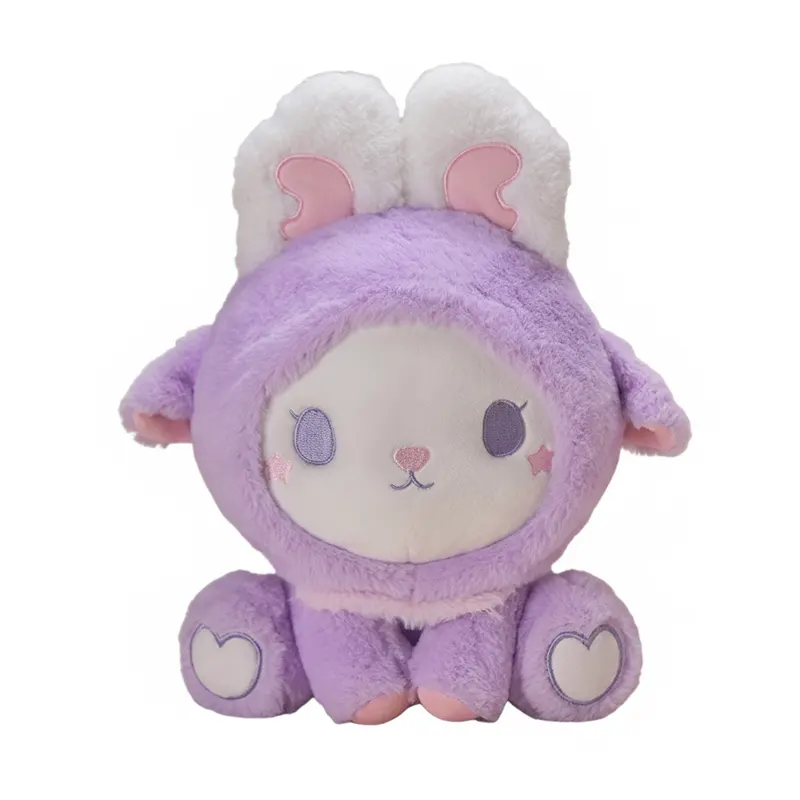 Sitting Plush Doll - Purple Moon Bunny (Sheep Ver.)