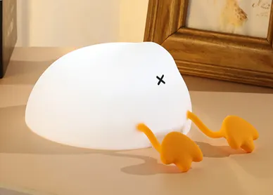 Duck Poo Mobile Phone Stand with Night Light